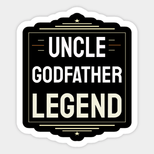 Uncle Godfather Legend Sticker